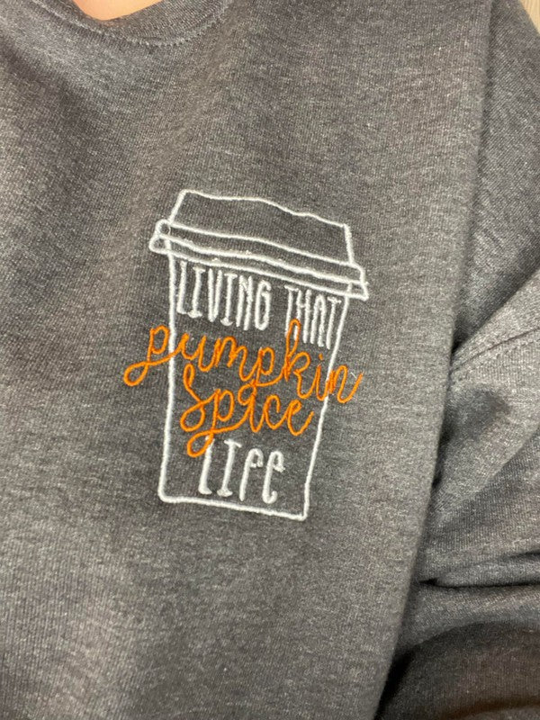 Pumpkin Spice Life Sweatshirt Plus