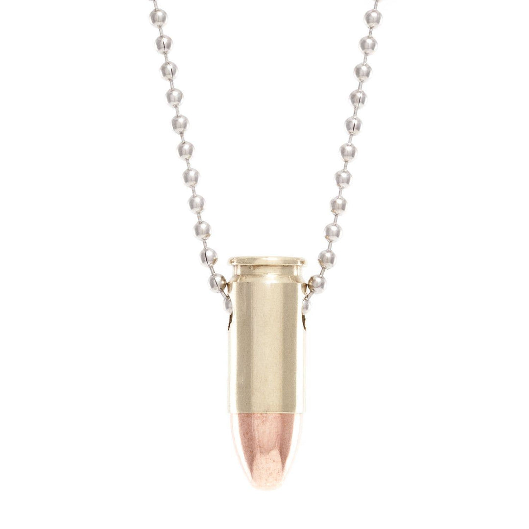 9mm Brass Bullet Necklace