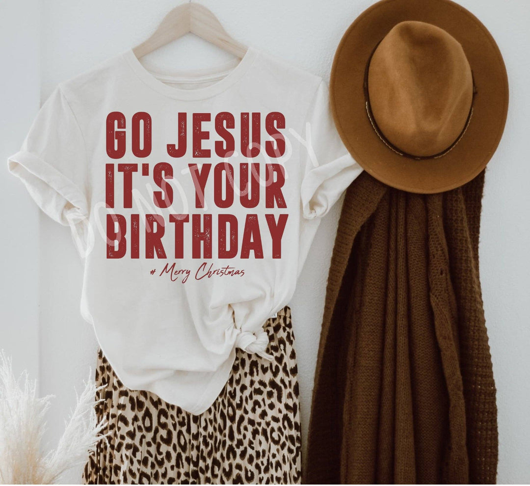 Go Jesus its your birthday graphic tee