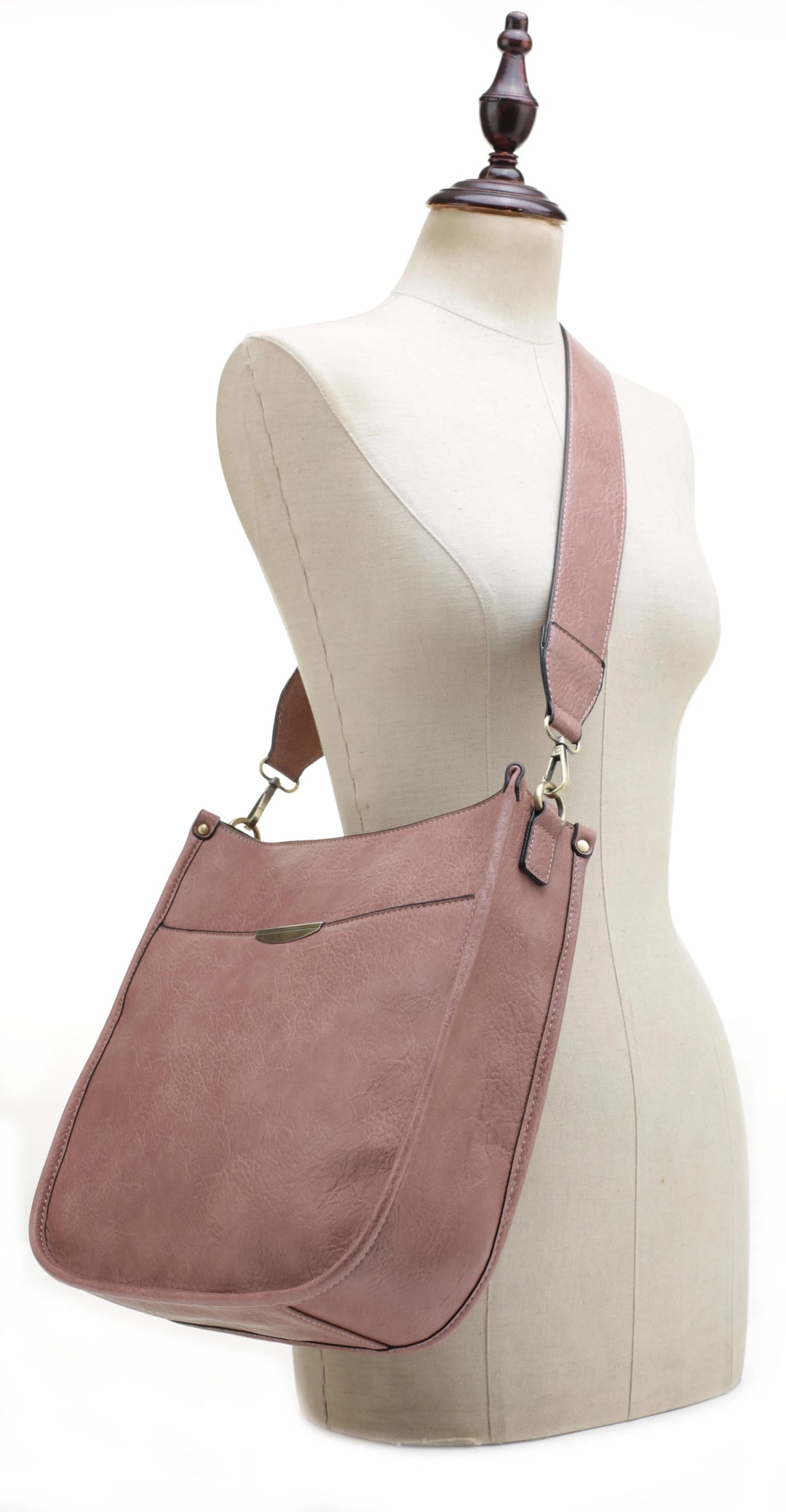 Ava Crossbody Concealed Carry Handbag by Jessie James at LovaMe Boutique in mauve. 