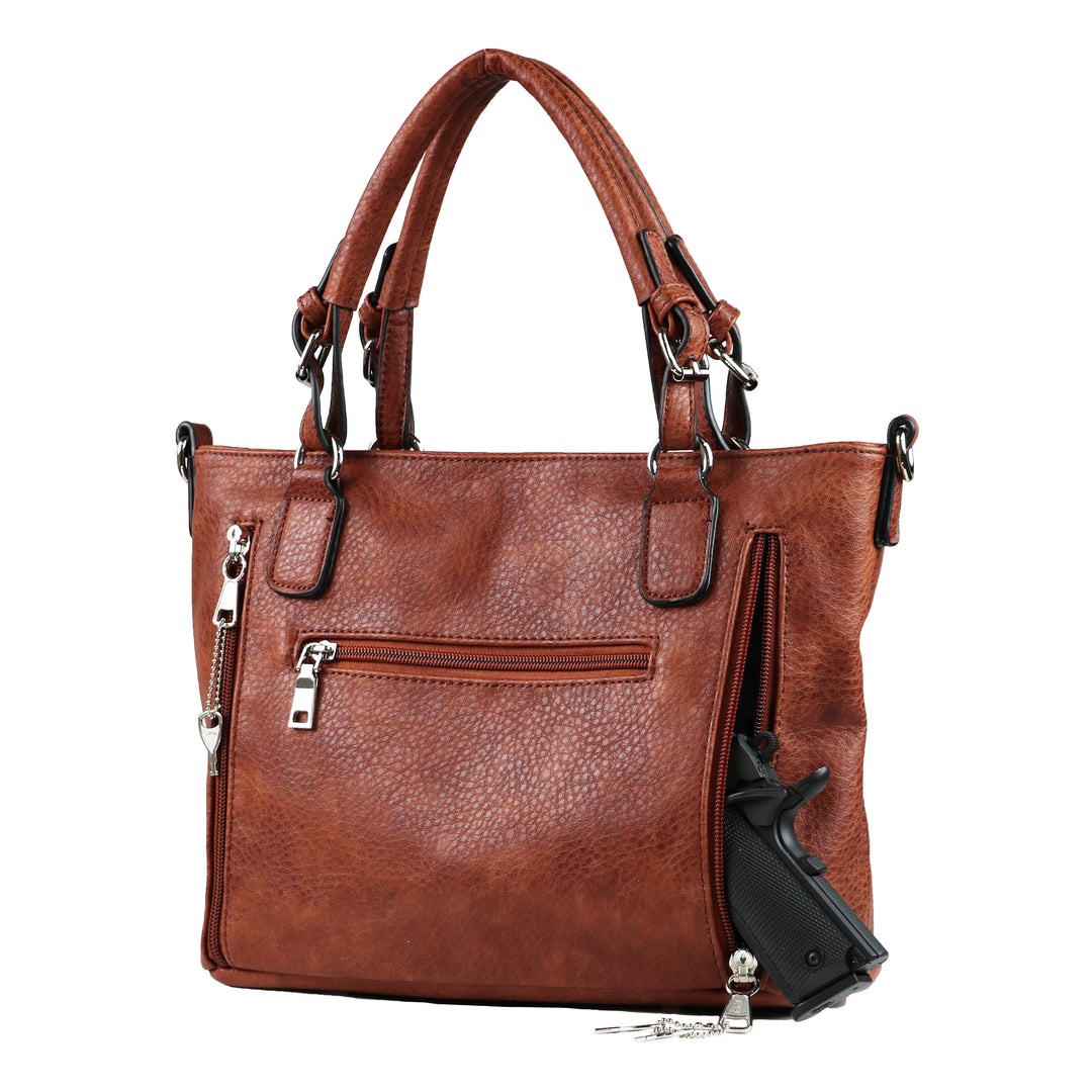 Ella Braided Tote - Concealed Carry Multiple Colors