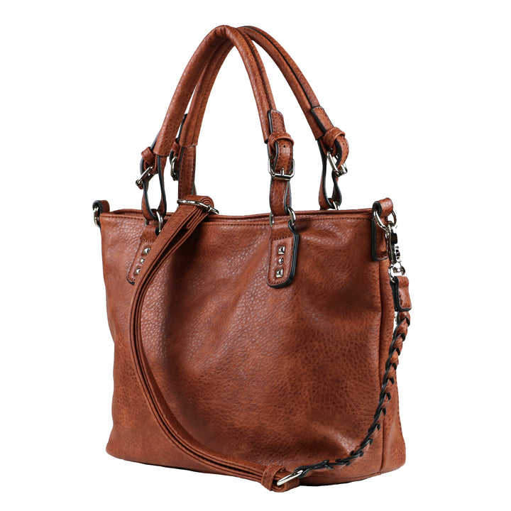 Ella Braided Tote - Concealed Carry Multiple Colors